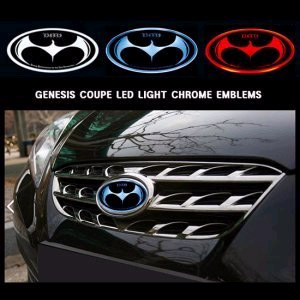 [ Genesis Coupe auto parts ] Eagles LED light chrome emblem  Made in Korea